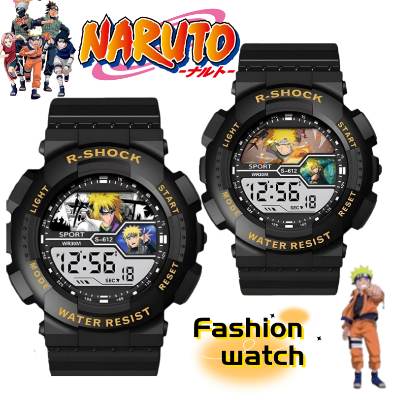 Anime Merchandise Naruto - Orologio Elettronico alla Moda NARUTO con