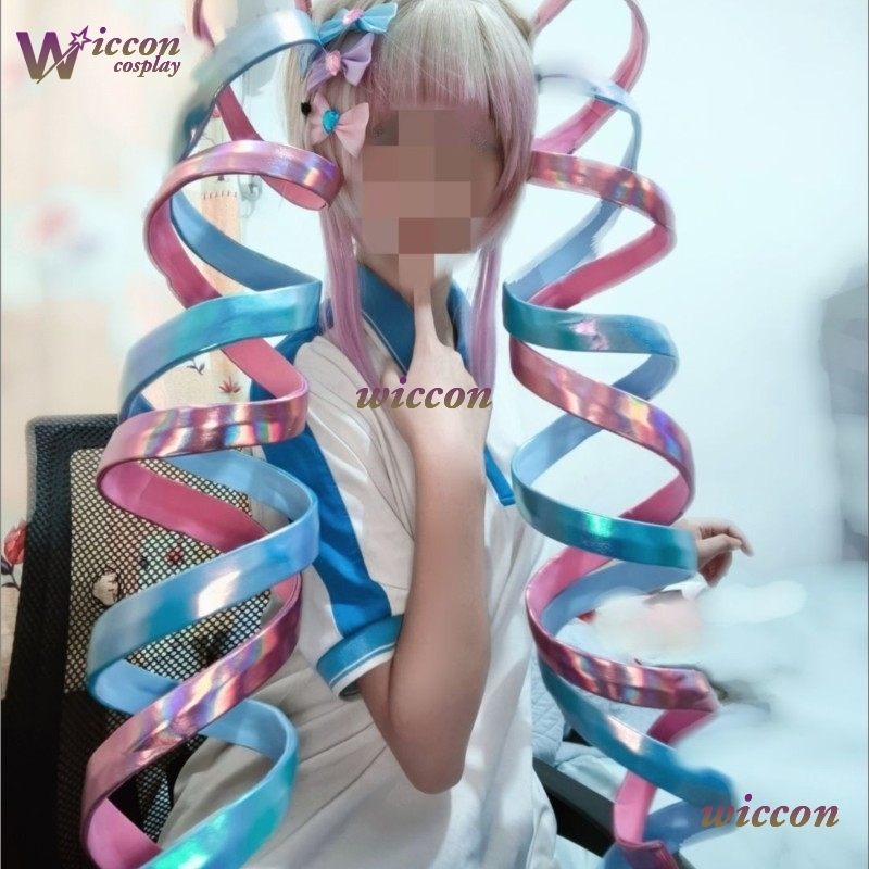 Cosplay Wig Colored - Parrucca Laser Fatta a Mano per