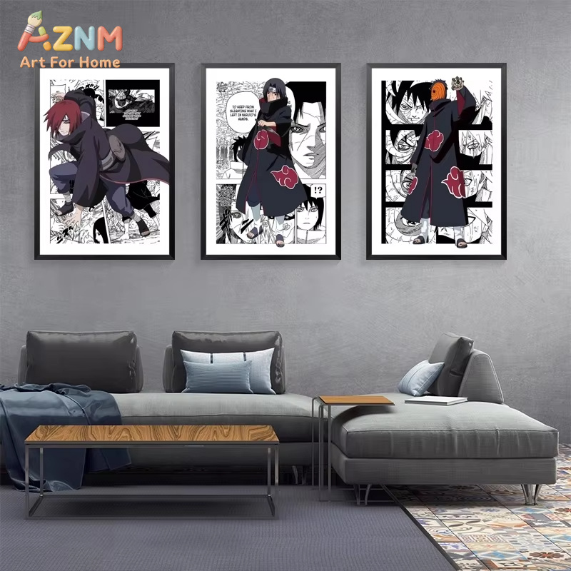 Anime Merchandise Posters - 1 quadro su tela senza cornice,