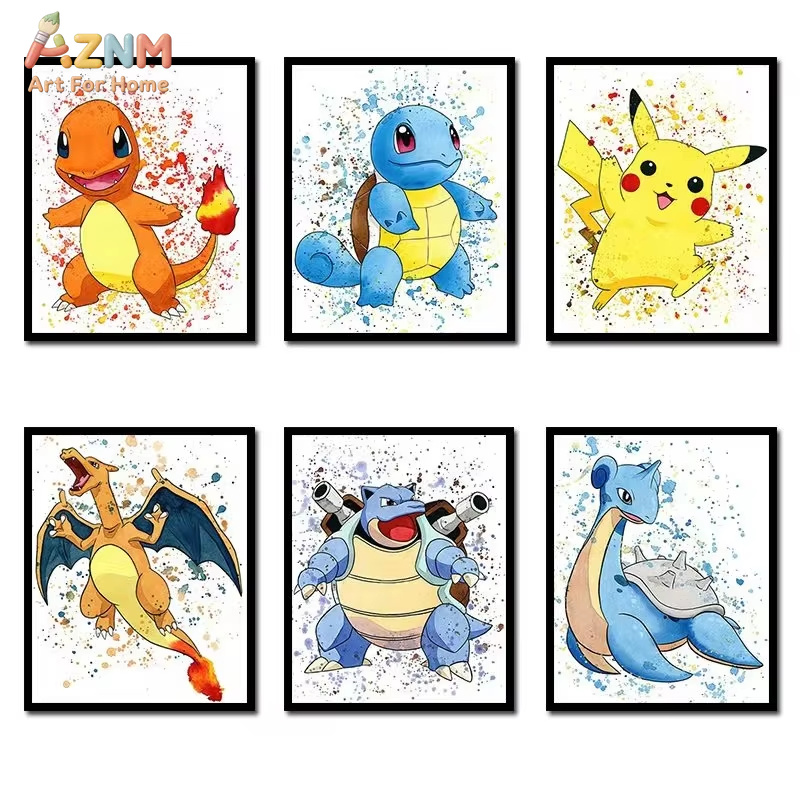 Anime Merchandise Posters - 1 pezzo, pittura su tela Anime