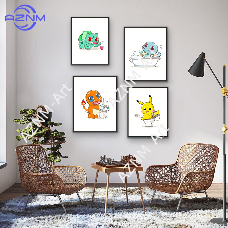 Dipinti su Tela di Pokemon, St - Anime Merchandise Posters recensione e prezzo