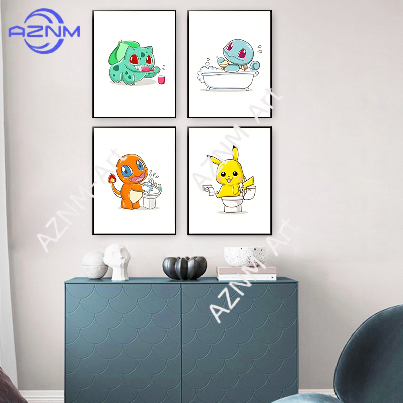 Dipinti su Tela di Pokemon, St - Anime Merchandise Posters recensione e prezzo